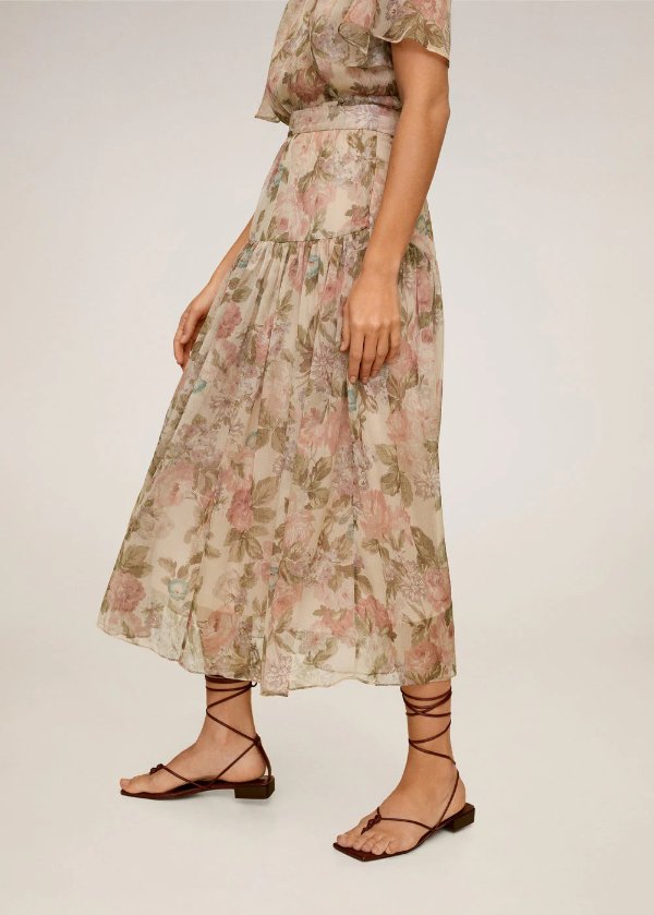 Floral midi skirt - Women | OUTLET USA