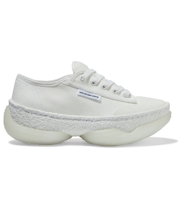 A1 textured rubber-paneled canvas sneakers