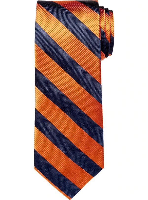 彩色条纹领带