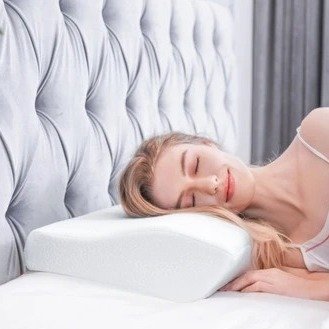 Contour Memory Foam Pillow for Neck Pain Relief 23.6 X 13.8 X 4.3 Inch [5-7 Days U.S. Shipping]