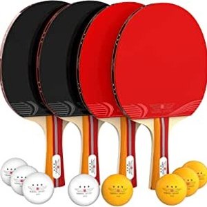 NIBIRU SPORT Professional Ping Pong Paddle Set