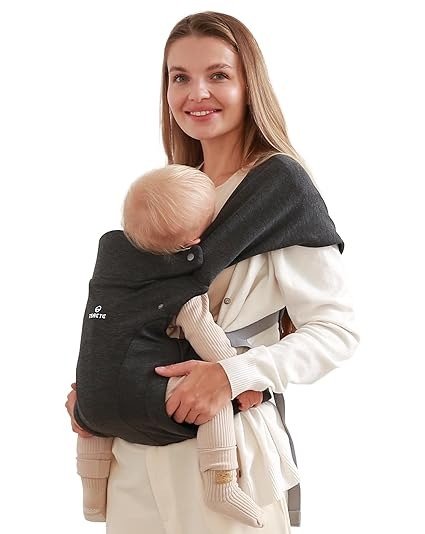 Baby Carrier Newborn to Toddler - TSRETE Baby Ergonomic and Cozy Infant Carrier with Lumbar Support for 7-25lbs,Easy Adjustable Baby Chest Carrier, Face-in and Face-Out Positions Baby Sling Carrier