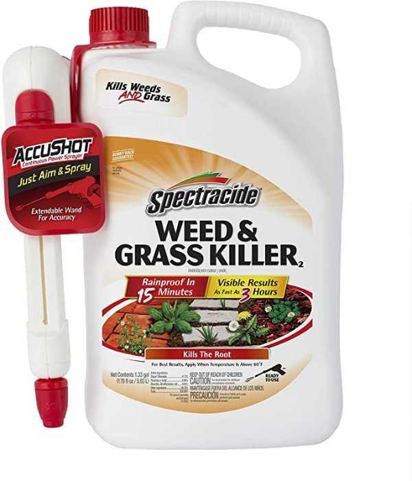 Weed & Grass Killer2, AccuShot Sprayer, 1.33-Gallon