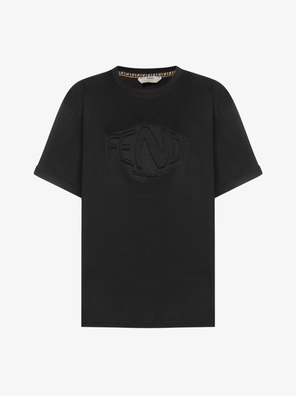 Fisheye logo cotton t-shirt