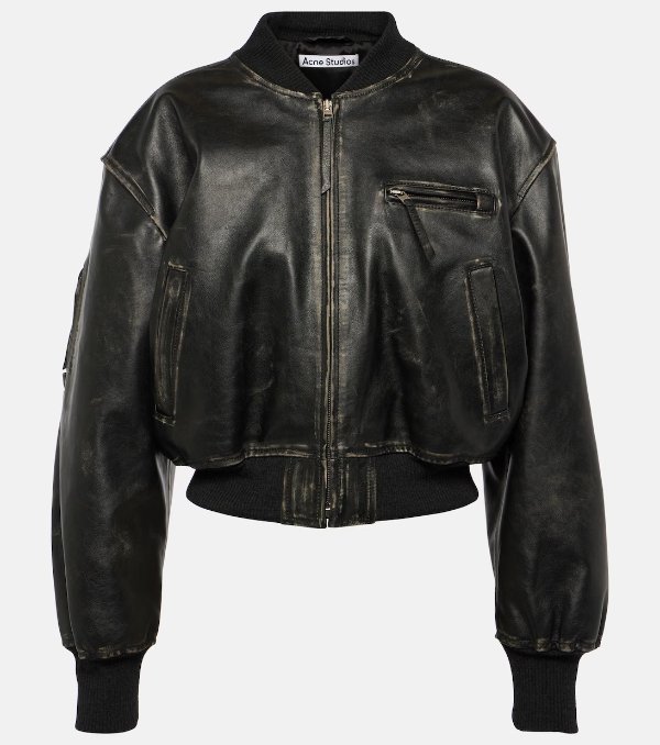 New Lomber leather bomber jacket