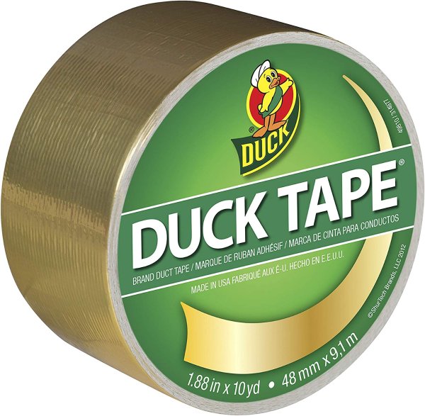 Brand 280748 Metallic Color Duct Tape, Gold