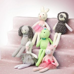 Stephen Joseph Super Soft Plush Dolls Small, Unicorn- 11 Inches