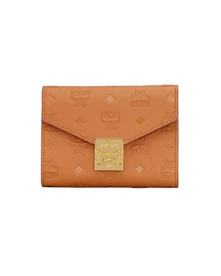 Patricia Monogrammed Flap Wallet