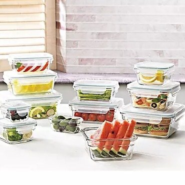 Member's Mark 24-Piece Glass Food Storage Set by Glasslock - Sam's Club