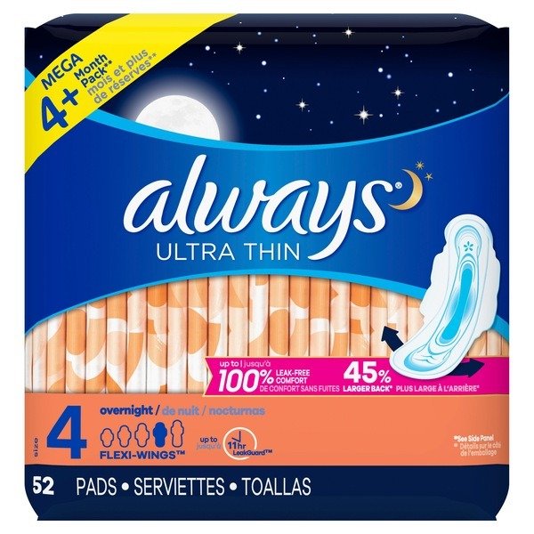 Ultra 夜用卫生巾4片