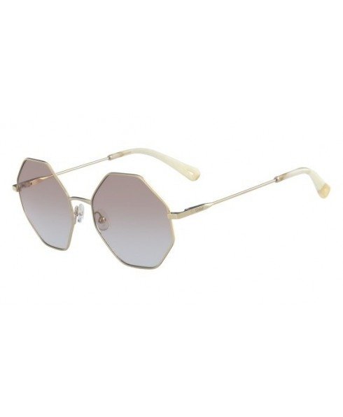 CE2134 Gold Geometric Sunglasses For Women
