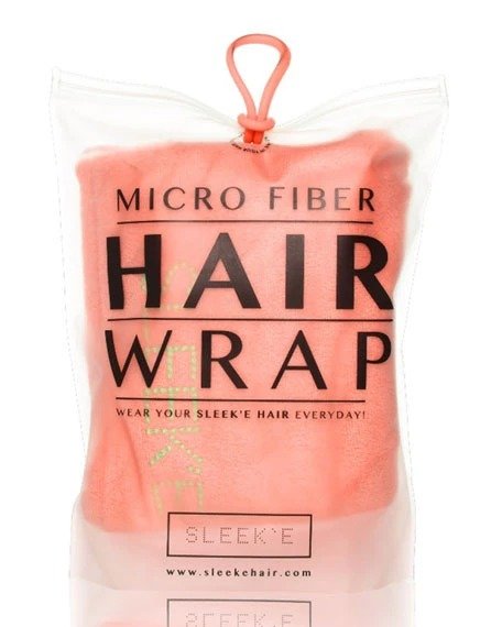 Microfiber Hair Wrap Coral