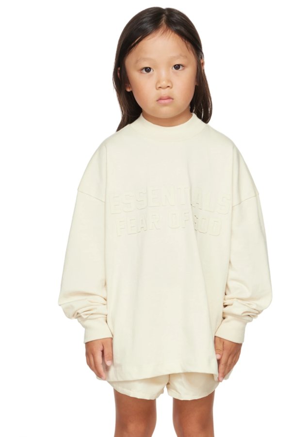 Kids Off-White Logo Long Sleeve T-Shirt