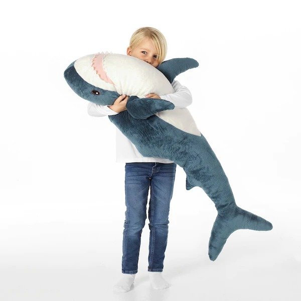 BLAHAJ Soft toy, shark, 39 ¼" - IKEA