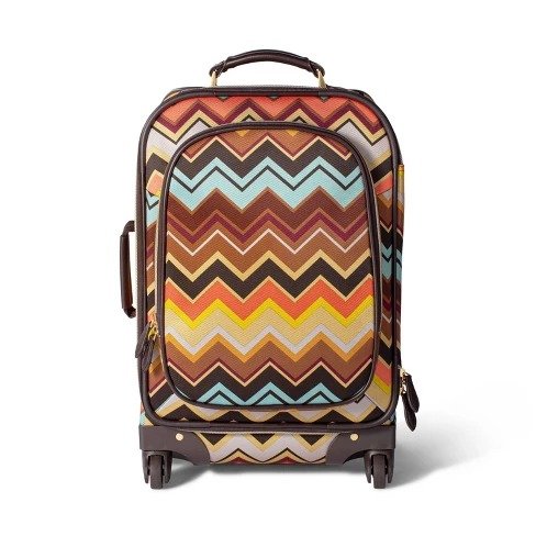22.5&#34; Four-Wheel Rolling Carry-On Suitcase Colore Zig Zag Print - Missoni for Target