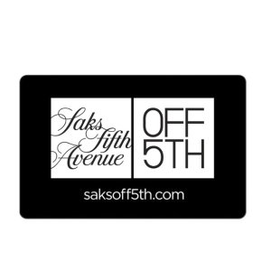 Saks OFF 5th eGift Card (50% Off)