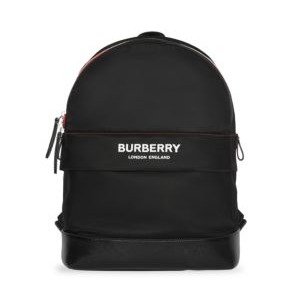 Burberry - Nico Nylon & Leather Backpack