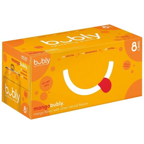bubly Sparkling Water3 boxes $9.99bubly Mango Sparkling Water - 8pk/12 fl oz Cans