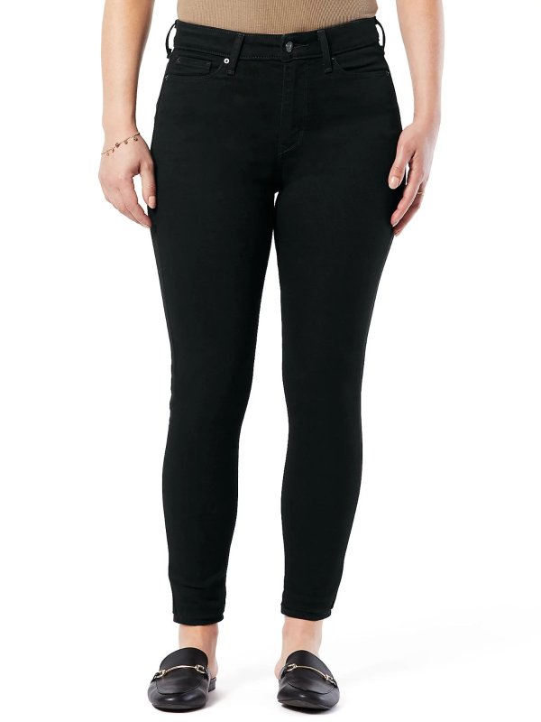 Women's and Women's Plus High Rise Skinny Jeans