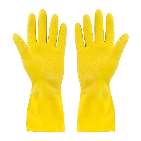 SteadMax 3 Pack Yellow Cleaning Dish Gloves