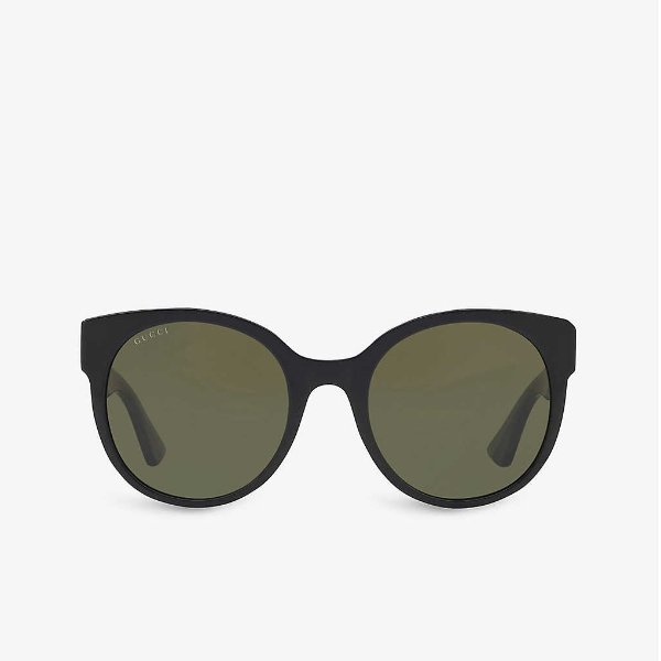 GG0035SN round-frame acetate sunglasses