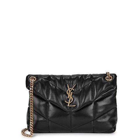 Saint LaurentLoulou small black leather shoulder bag