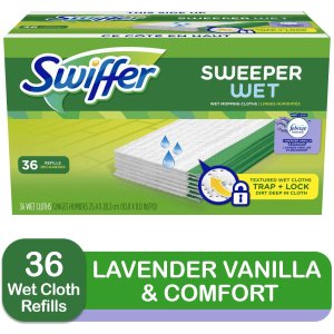 36-Count Swifter Sweeper Wet Mopping Pad Refills