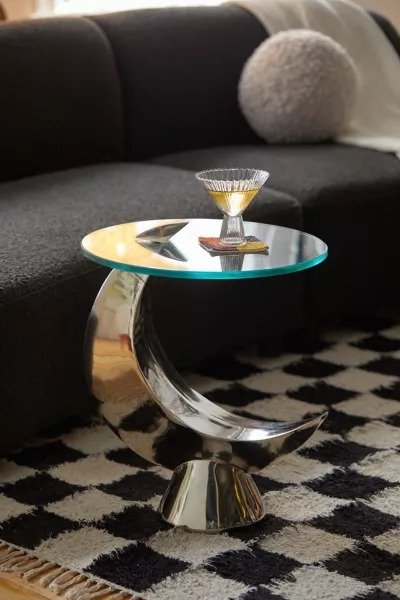 Crescent Moon Side Table