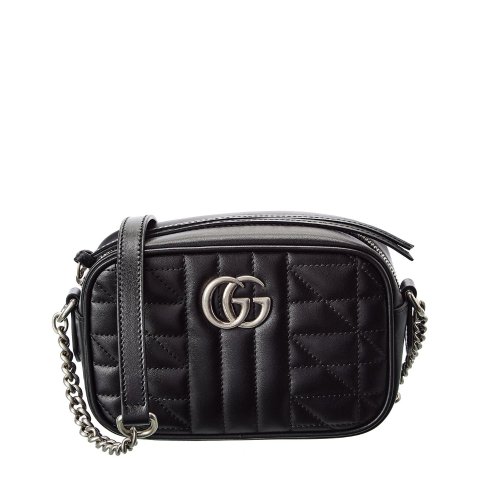 GucciGG Marmont Mini Matelasse Leather Crossbody