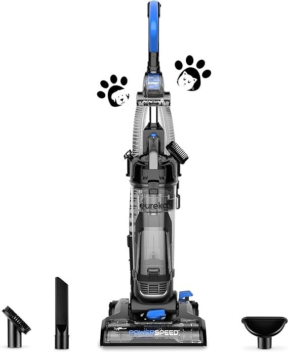 PowerSpeed Bagless Upright Vacuum Cleaner, Pet Turbo, Black