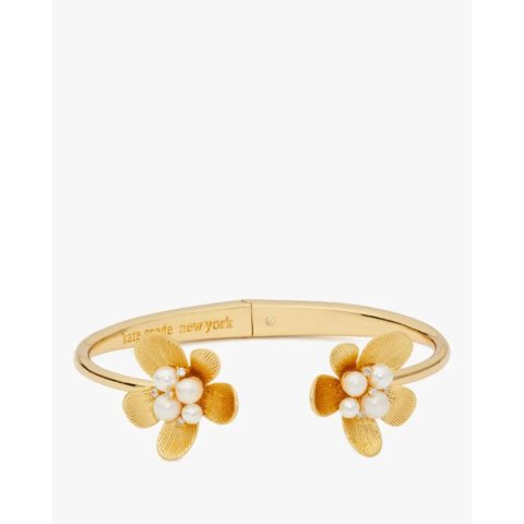 kate spadegarden party 珍珠花朵手镯