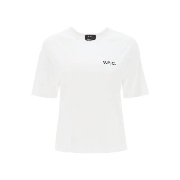 A.P.C. 'carol' boxy t-shirt with logo print