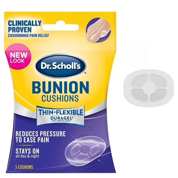Dr. Scholl's BUNION CUSHION with Duragel Technology, 5ct