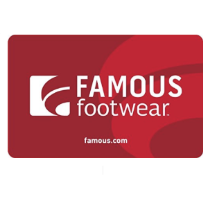 Famous Footwear 礼卡$50