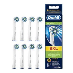 Oral-B CrossAction Electric Toothbrush Replacement Heads Pack of 8