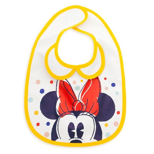 Minnie Mouse Collared Bib for Baby | shopDisney
