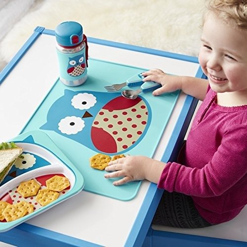 Silicone Placemats For Baby And Toddlers, Owl