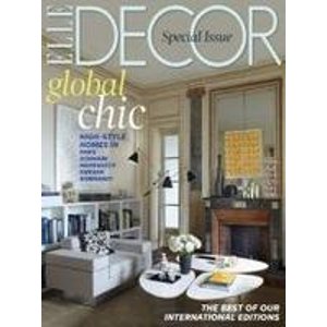 Elle Decor Magazine One Year Subscription