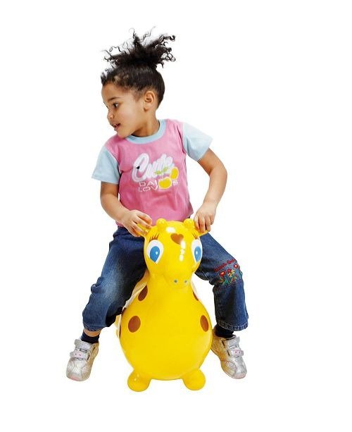Gyffy The Giraffe Inflatable Bounce Ride