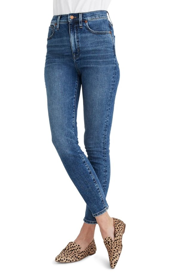 11-Inch High Waist Skinny Jeans