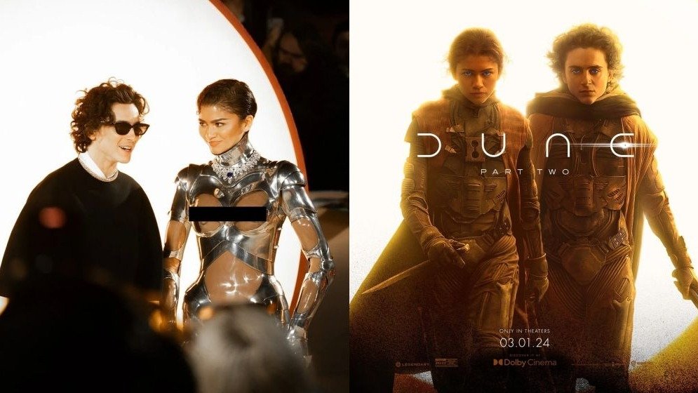 重磅巨制《沙丘2》3月1日美国上映！赞达亚变身机械姬惊艳亮相全球首映礼！