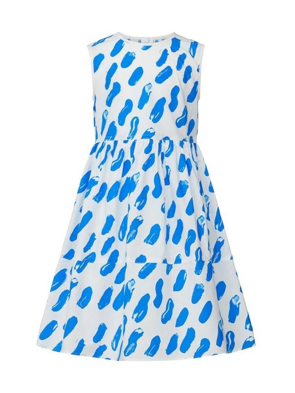 Little Girl’s & Girl’s Dotted A Line Dress