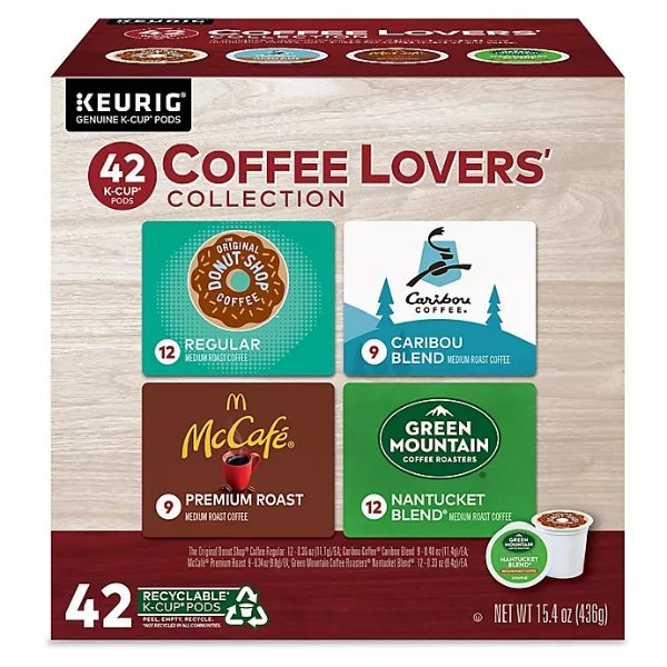 Coffee Lovers Variety Pack Keurig® K-Cup® Pods 42-Count | Bed Bath & Beyond | Bed Bath and Beyond