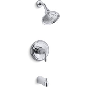Kohler Devonshire Tub and Shower Trim Package with Single Function Katalyst Shower Head and Rite-Temp Pressure Balancing Technology