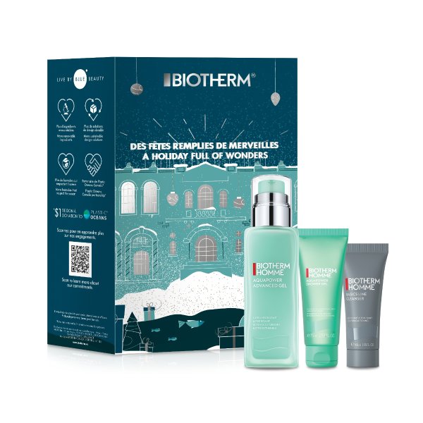 Aquapower Hydration Gel Advanced Gift Set - Men's Skincare - Biotherm