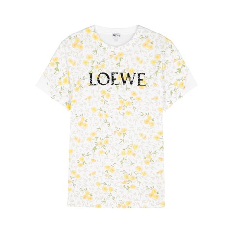 Loewe印花logo T恤