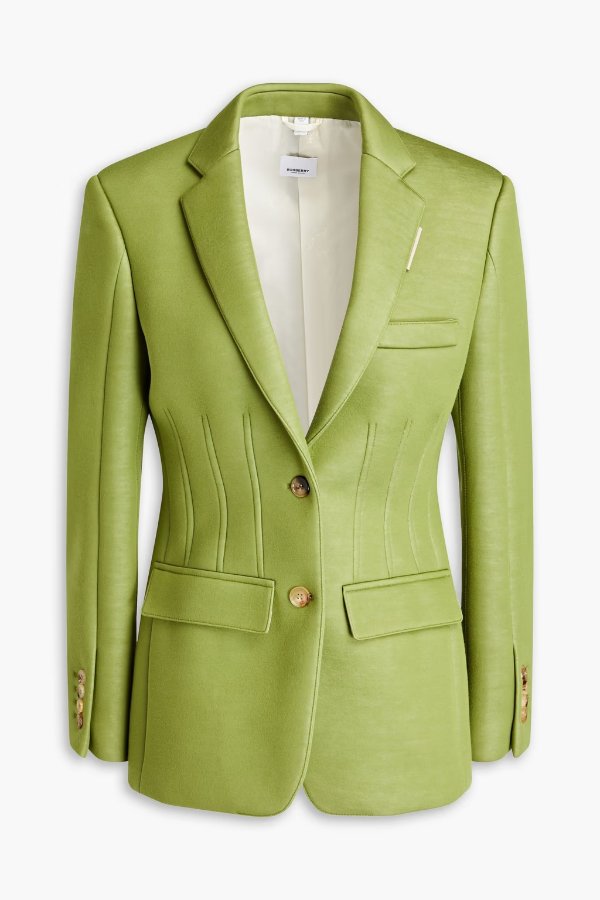 叶绿色西装外套
