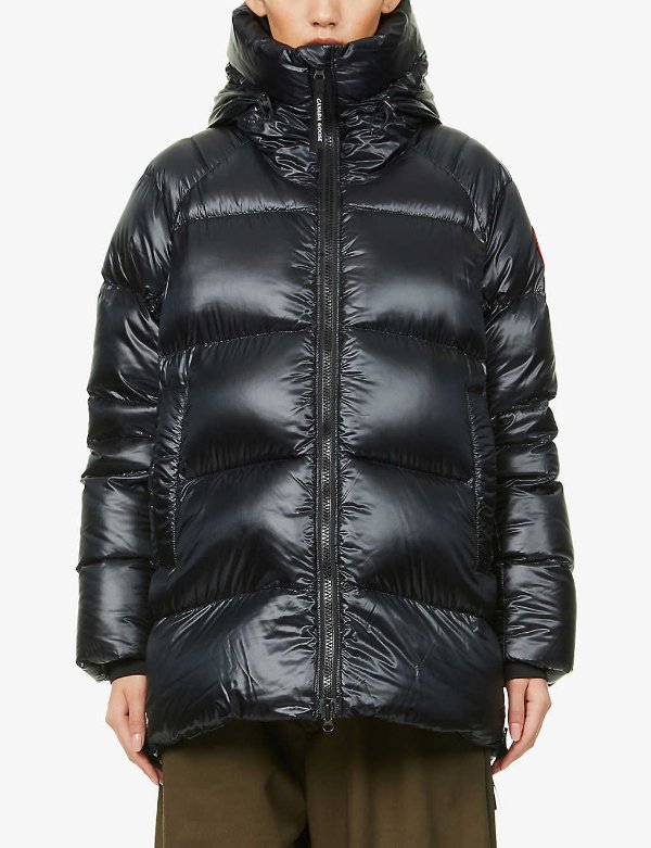 Cypress funnel-neck shell-down jacket