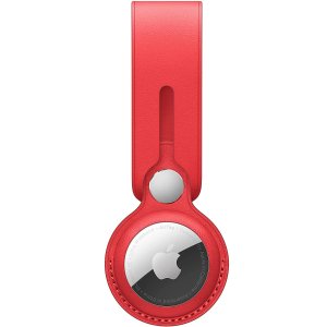 Apple AirTag Leather Loop - (Product) RED