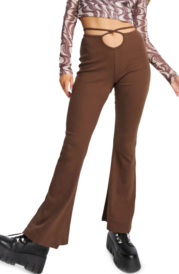 Cord Flared Trousers